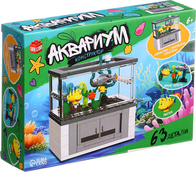 

Конструктор, Аквариум. Рыбки 59221 / 10724808