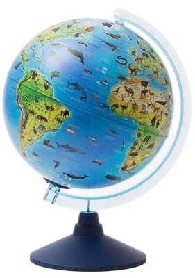 Глобус Globen Зоогеографический Детский Интерактивный INT12500307 (с подсветкой) - 