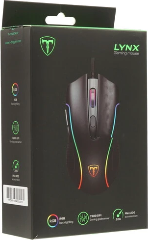 Мышь Defender T-Line Lynx / 72371 (черный)