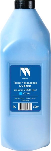 Тонер для принтера NV Print NV-CEXV51-TYPE1-500gC