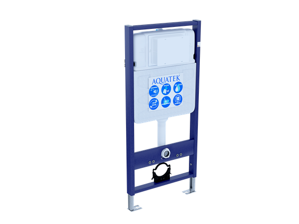 Унитаз подвесной с инсталляцией Aquatek Вега T INS-0000012 + AQ1904T-00
