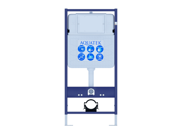 Унитаз подвесной с инсталляцией Aquatek Вега T INS-0000012 + AQ1904T-00