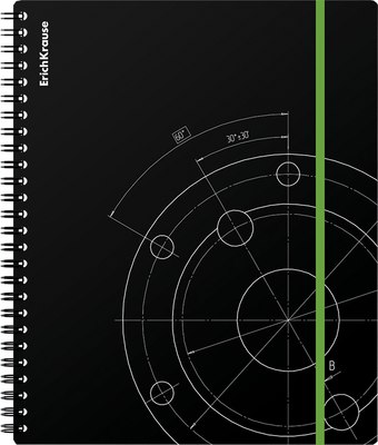 Тетрадь Erich Krause Draft / 49781 (80л, черный) - 