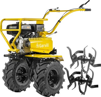 Мотоблок бензиновый Garvill MCP-627K-19 Extreme (колеса 19-7x8) - 