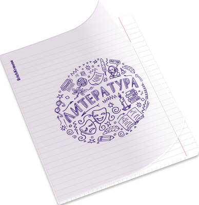 Тетрадь предметная Erich Krause Chaos. Литература / 59457 (48л) - 