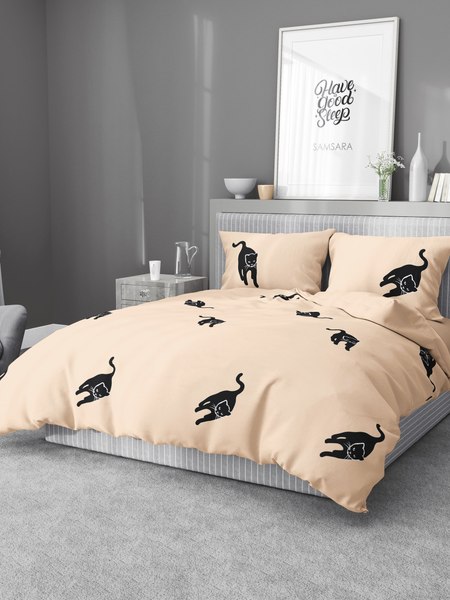 Комплект постельного белья Samsara Cats Дуэт сем 320-1
