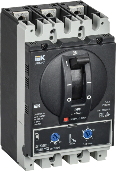 Выключатель автоматический IEK Armat AR-MCCB-3D-035-0160A-ATUC
