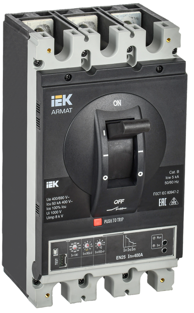 Выключатель автоматический IEK Armat AR-MCCB-3H-050-0400A-ELSC