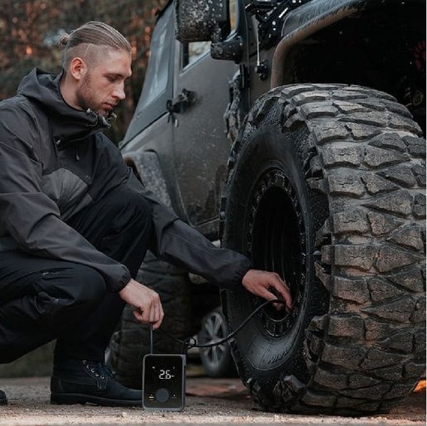 Автомобильный компрессор HOTO Air Pump Pro HOE0008GL (черный)