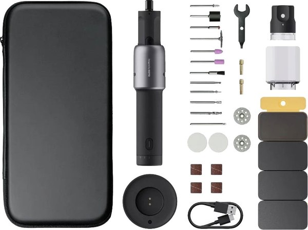 Гравер HOTO Rotary Tool Kit 35в1 HTE0022GL (черный)