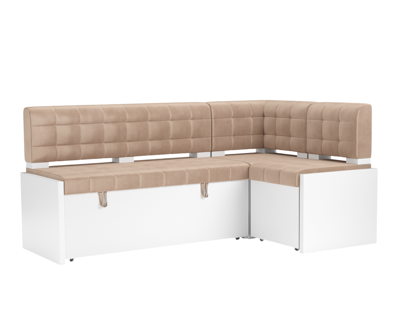 Уголок кухонный мягкий Mebel-Ars Ганновер 176x82x104 (кордрой бежевый)