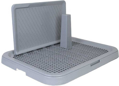 

Туалет-лоток, Виконт средний со столбиком и стенкой / 2939св-сер