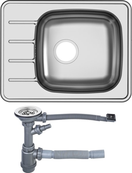 Мойка кухонная Ukinox Гранд GRM600.480-GT6K-O