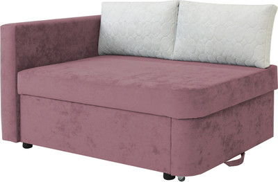 Тахта Аквилон Умка левая (бали 07 розовый/бали 01 белый) - 