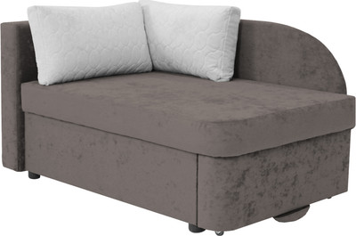 Тахта Аквилон Умка левая (бали 27 какао/бали 01 белый) - 