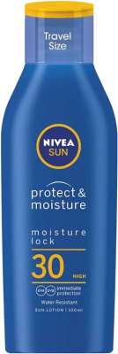 Лосьон солнцезащитный Nivea Sun защита и увлажнение SPF30 (100мл)
