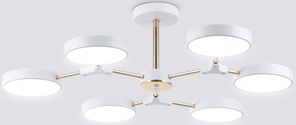 Люстра Ambrella FL516333/6 WH/FGD