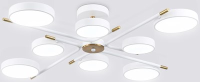 

Люстра, FL516338/8 WH/CP