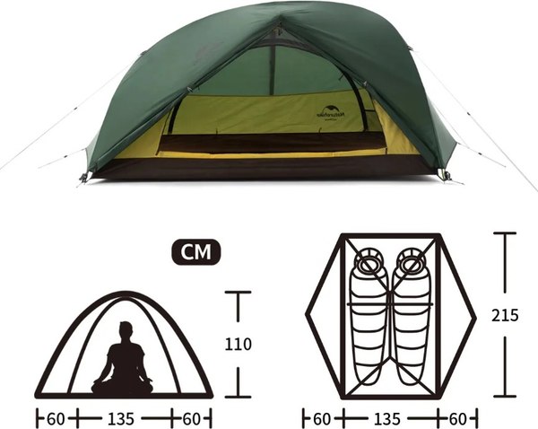 Палатка Naturehike Star-river / NH17T012-T-2FGR (зеленый)