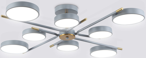 Люстра Ambrella FL516339/8 GR/CP