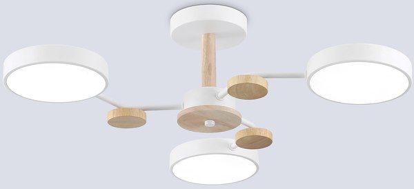 Люстра Ambrella FL4855/3 WH/WD