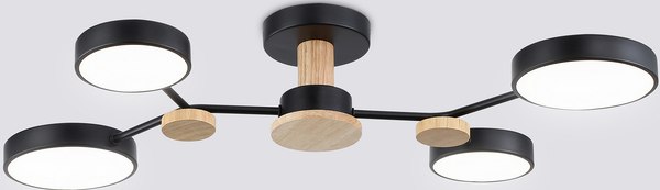 Люстра Ambrella FL4860/4 BK/WD