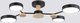 Люстра Ambrella FL4860/4 BK/WD (черный/дерево) - 