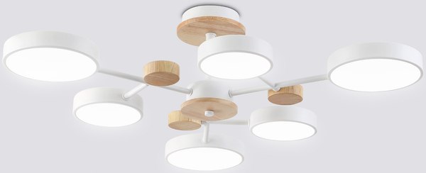 Люстра Ambrella FL4861/6 WH/WD