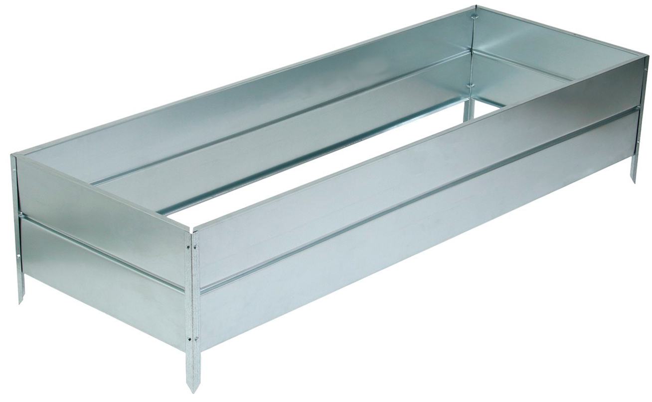 Грядка модульная GREENGO Оцинкованная 195x70x34см