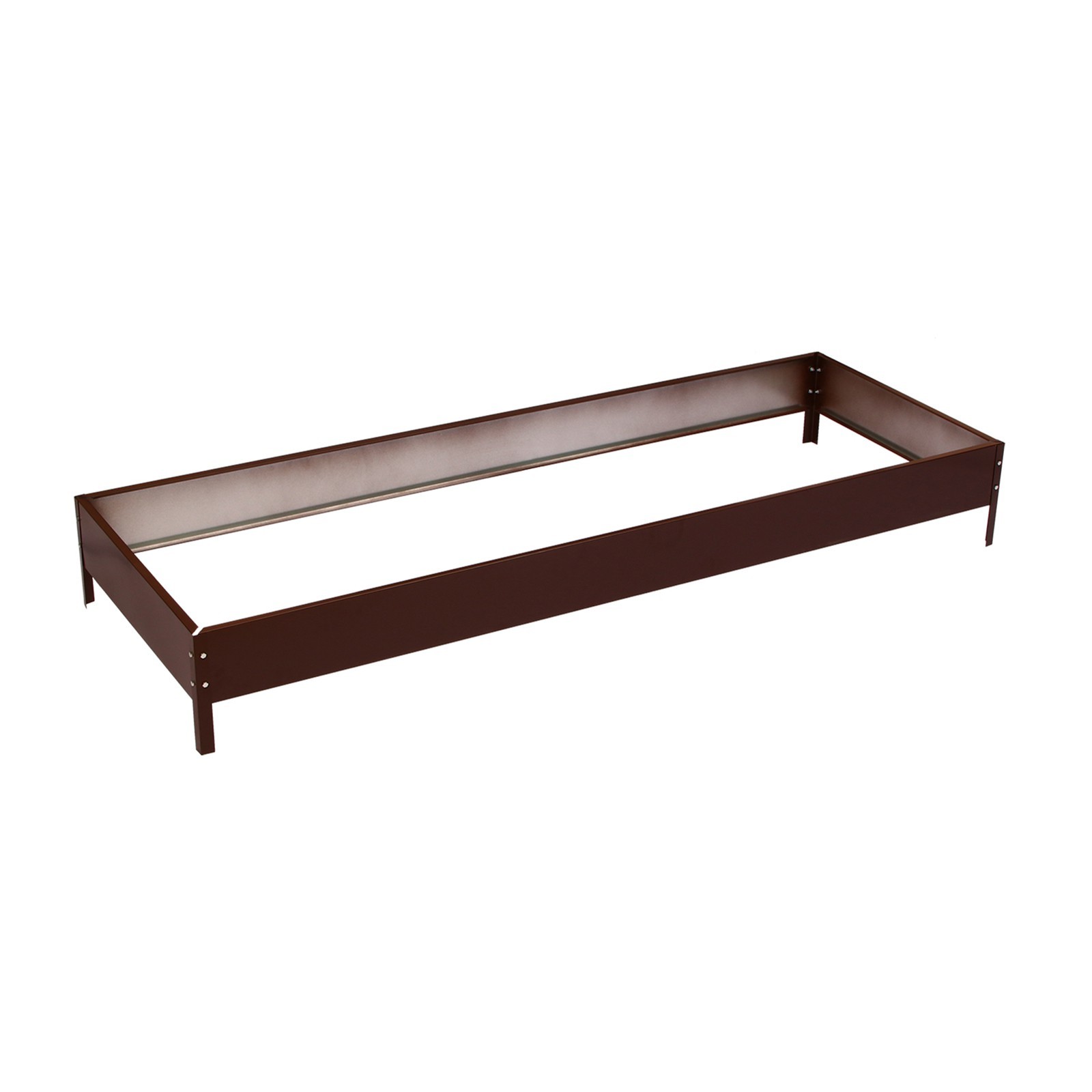 Грядка модульная GREENGO Оцинкованная 195x70x15см (коричневый)