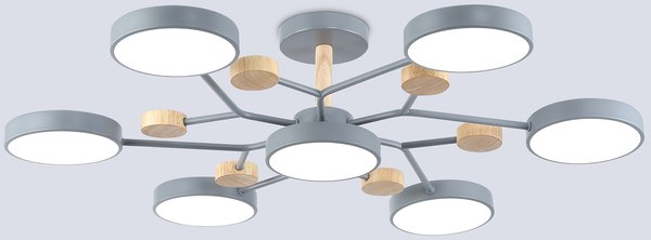 Люстра Ambrella FL4865/7 GR/WD