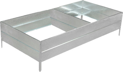 Грядка модульная GREENGO Оцинкованная 390x100x34см - 