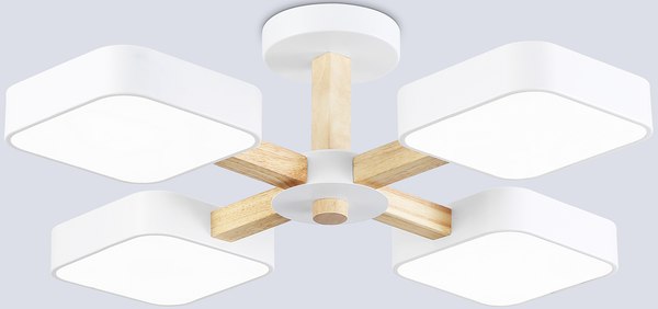 Люстра Ambrella FL4879/4 WH/WD