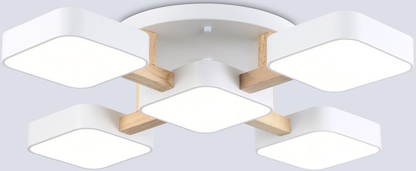 Люстра Ambrella FL4881/5 WH/WD