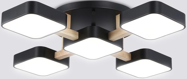 Люстра Ambrella FL4883/5 BK/WD