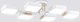 Люстра Ambrella FL4886/6 WH/WD (белый/дерево) - 