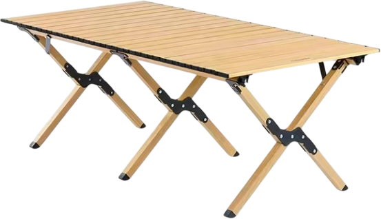 Стол складной Naturehike 115х60х44см / CNK2300JU010-LW (бежевый)