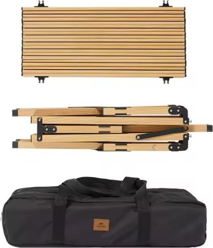 Стол складной Naturehike 115х60х44см / CNK2300JU010-LW  (бежевый)