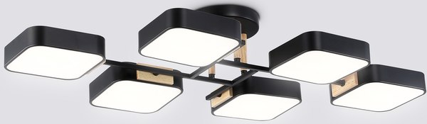 Люстра Ambrella FL4887/6 BK/WD