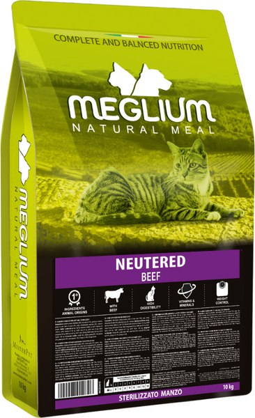 Сухой корм для кошек Meglium Cat Adult Neutered Beef / MGS0410