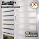 Рулонная штора Sundays Home Лайнс 85х160 (белый) - 