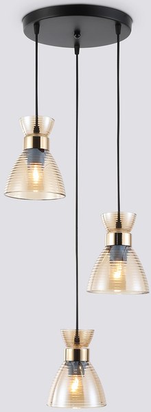 Люстра Ambrella TR3405/3 BK/FGD/TI