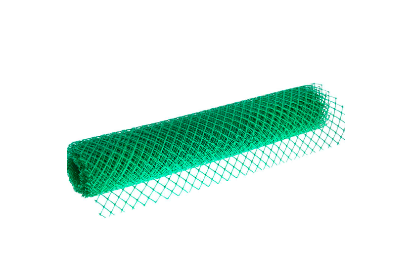 Сетка садовая GREENGO 1x20м ячейка ромб 15x15мм (зеленый)