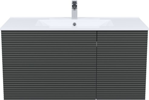 Тумба под умывальник IDDIS Bild BIL10G0i95 (темно-серый)
