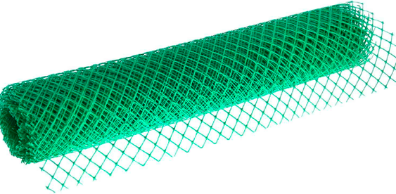 Сетка садовая GREENGO 0.5x5м ячейка ромб 15x15мм (зеленый)
