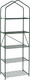 Стеллаж для рассады GREENGO 5 полок 190x40x65см металлический каркас - 