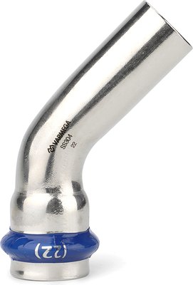 

Отвод, Inox Press 22/45° однораструбный / VM713002222