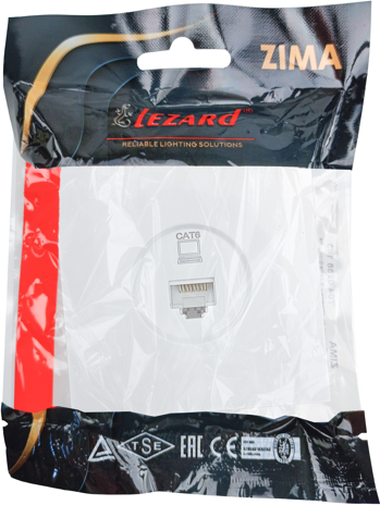 Розетка Lezard Zima 704-0288-140 (белый)