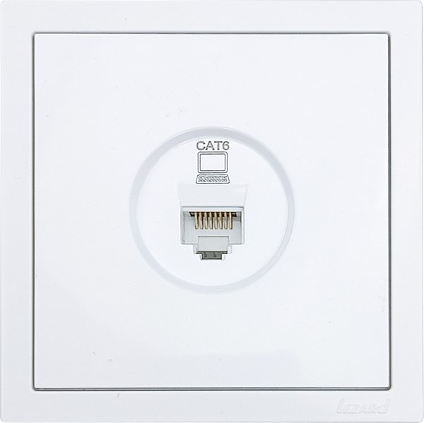 Розетка Lezard Zima 704-0288-140 (белый)