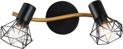 Спот Ambrella TR8656/2 BK/GD (черный/золото) - 